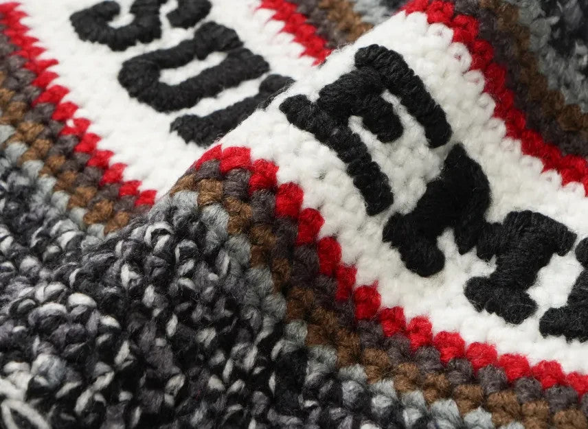 Supreme Knit Logo Crusher "Black"