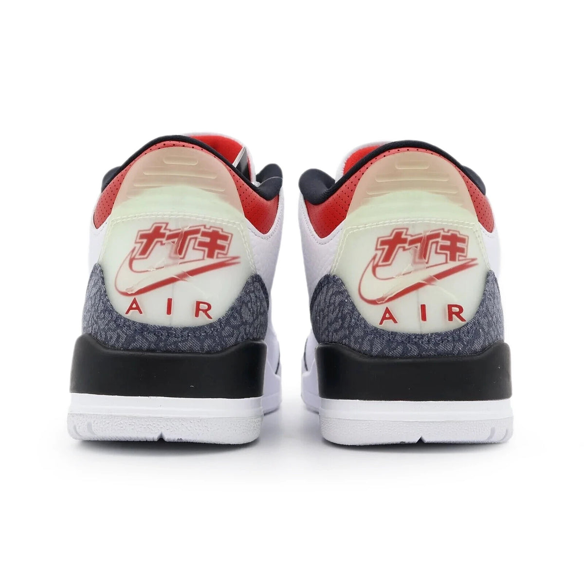 CZ6433-100 Nike Air Jordan 3 Retro White SE-T CO JP Fire Red Denim (Men's)