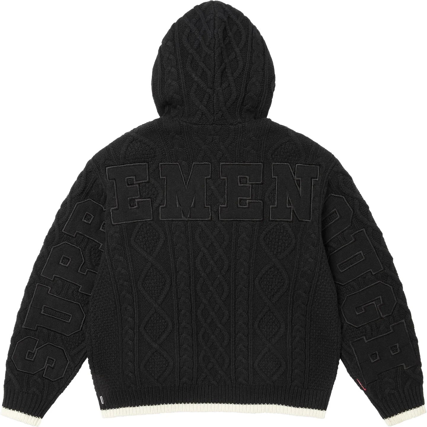 Supreme GOODENOUGH Zip Up Hooded Sweater Black