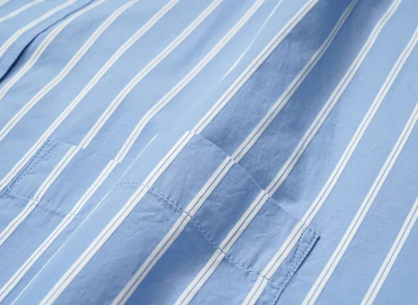Supreme x MM6 Maison Margiela Stripe Shirt "Blue"
