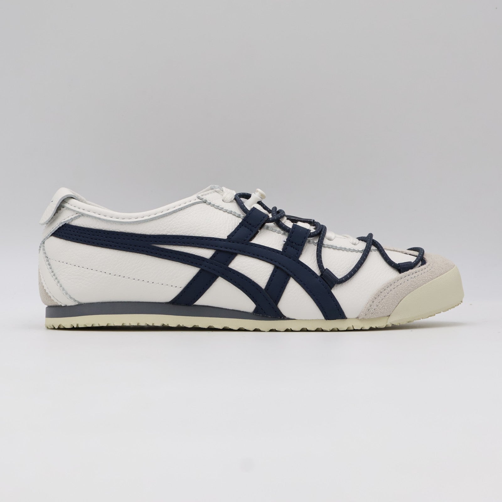 1183C577-100 Onitsuka Tiger Mexico 66 Viny Off White/Iron Navy (Men's)