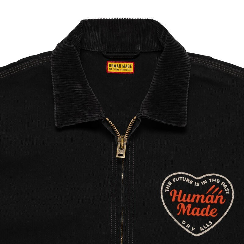 HUMAN MADE Zip-Up Work Jacket Black