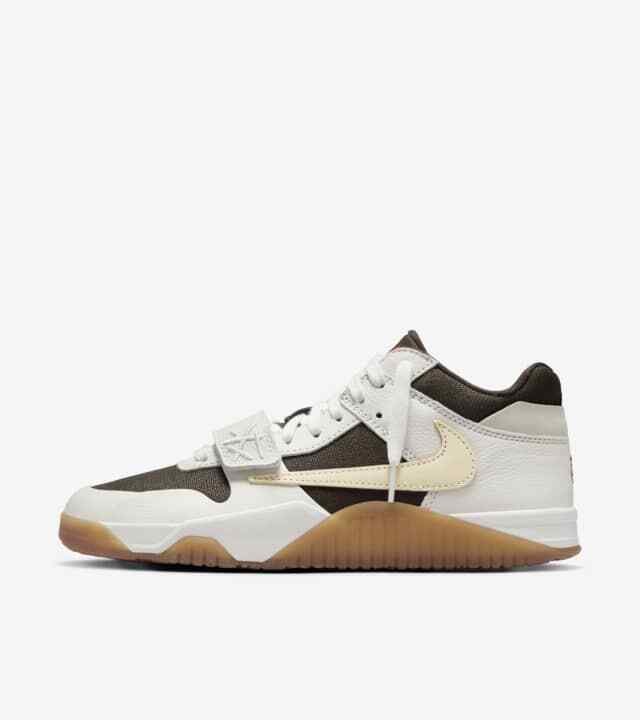 FZ8117-100 Travis Scott Nike Jordan Jumpman Jack TR Sail and Dark Mocha (Men's)