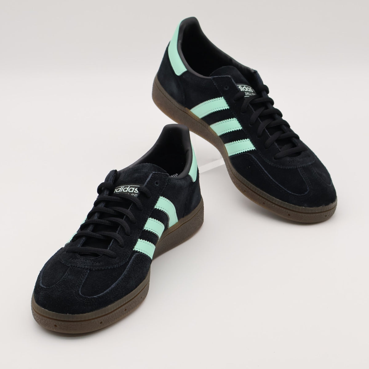IH7491 adidas Originals Handball Spezial Core Black Clear Mint Gum (Men's)