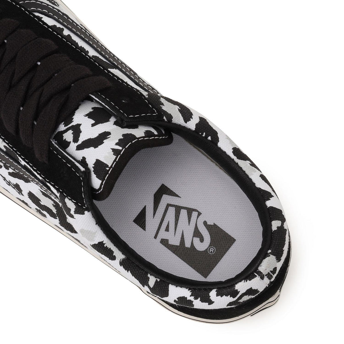 VN000D56BA2 Vans Premium Old Skool Leopard Black White (Men's)