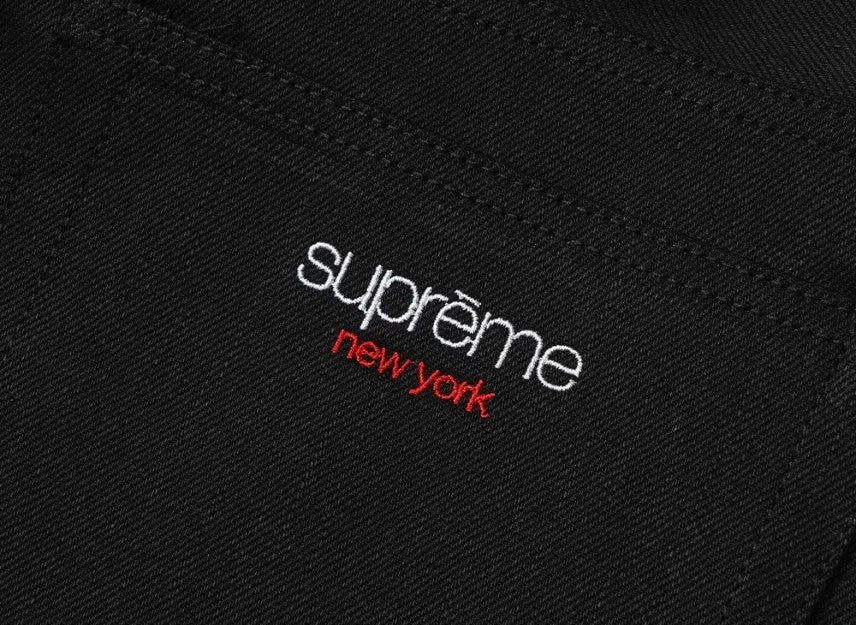 Supreme Baggy Selvedge Jean (26SS) "Rigid Black"