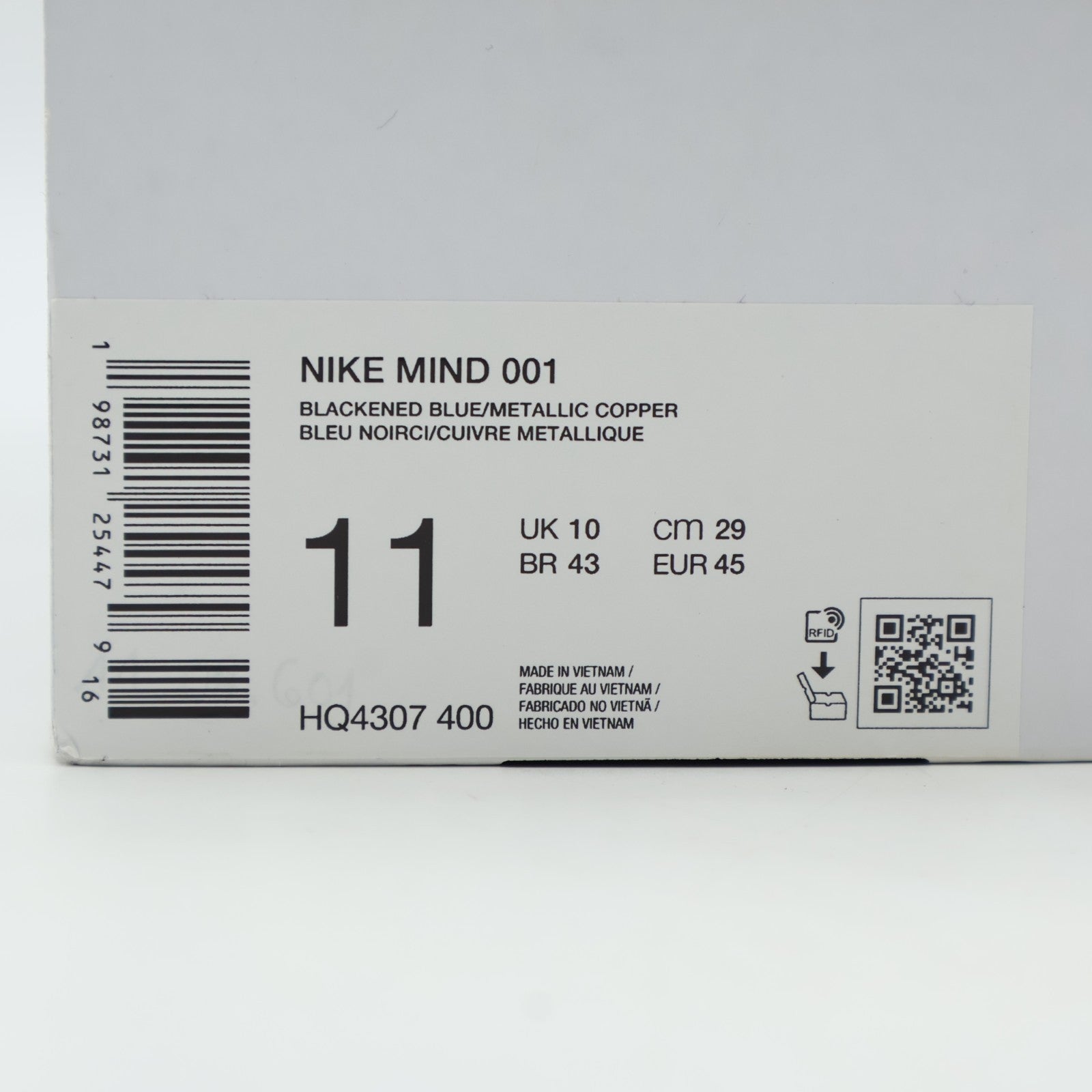 HQ4307-400 Nike Mind 001 Mules Blackened Blue (Men's)