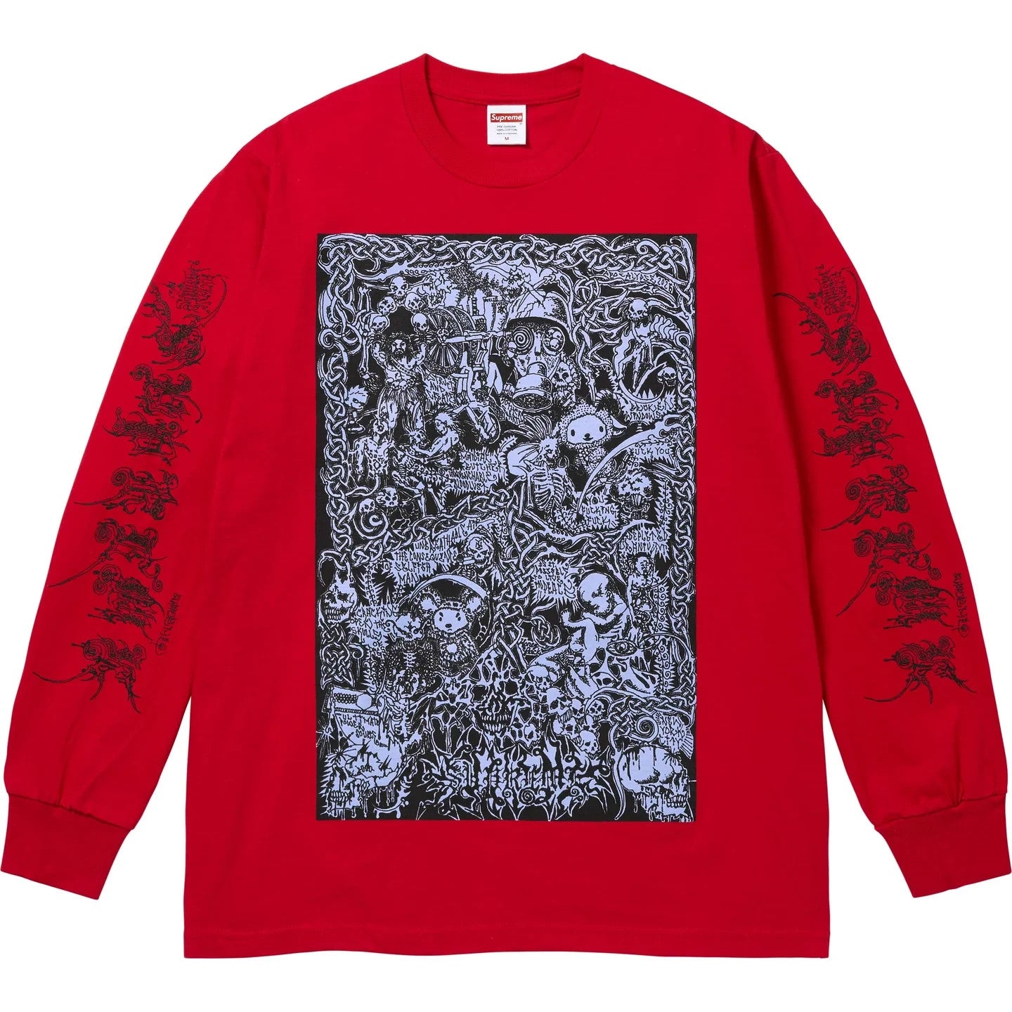 Supreme Wombat L/S Tee Red