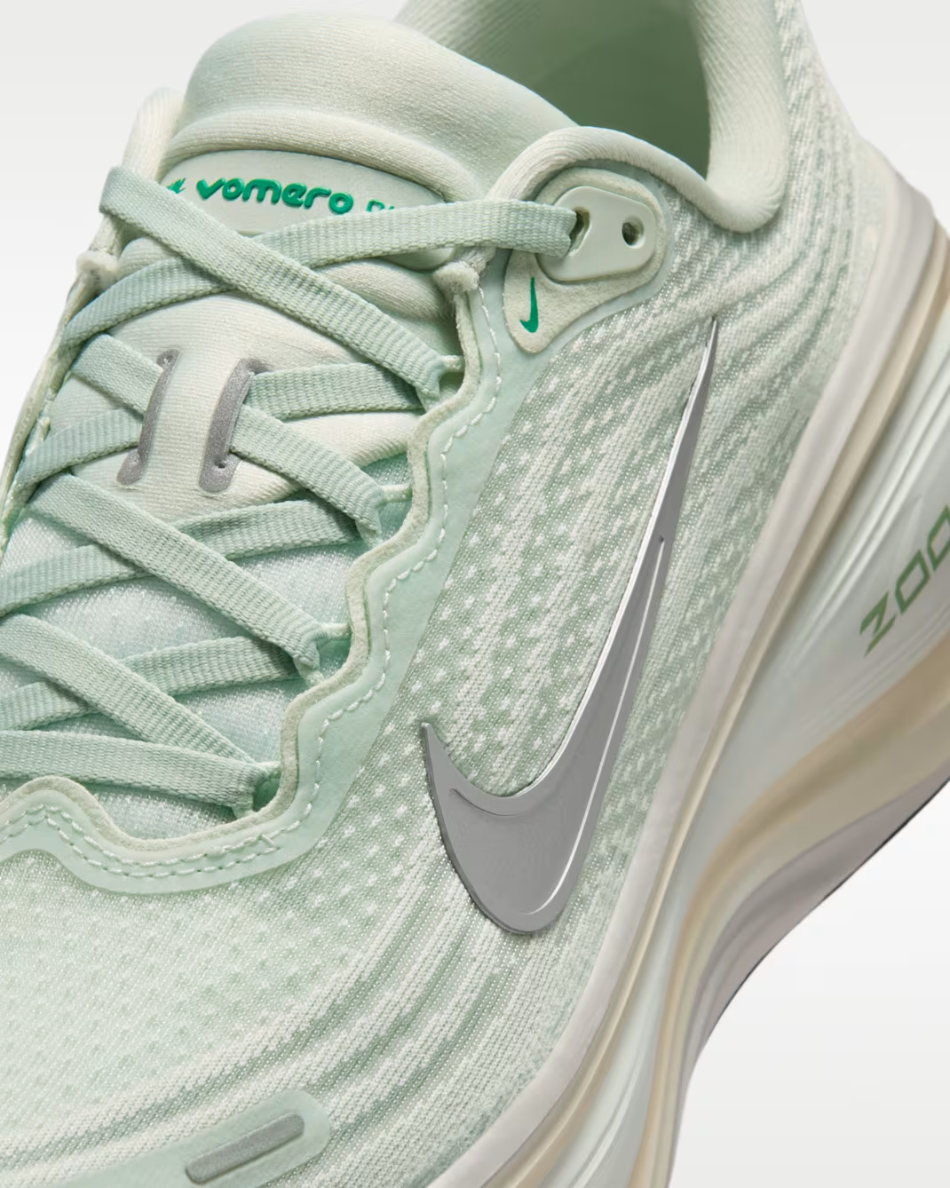 HV8154-004 Nike Vomero Plus Light Silver/Barely Green (Women's)