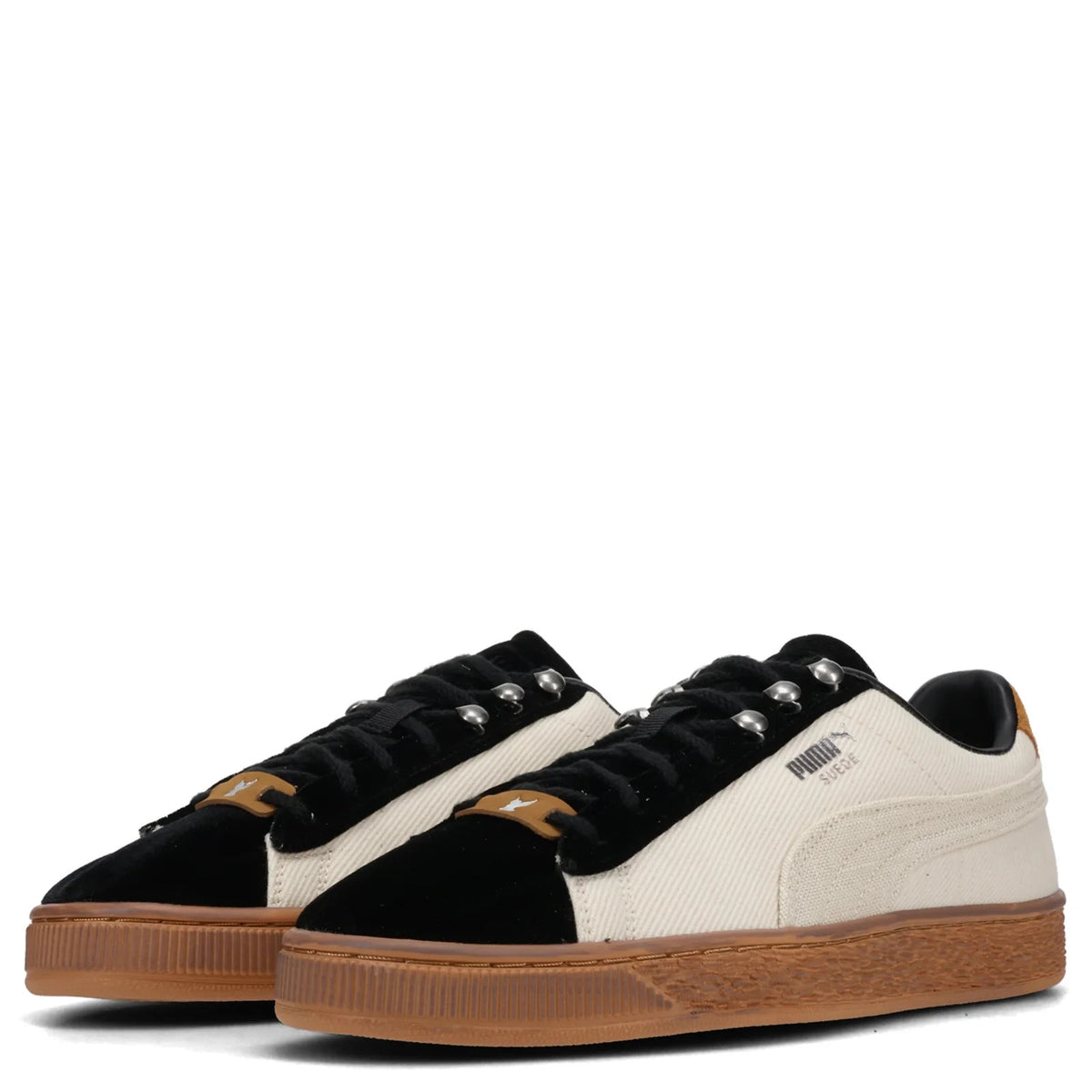 409939-01 MASU Ã Puma Curio Suede "Alpine Snow/PUMA Black" (Men's)