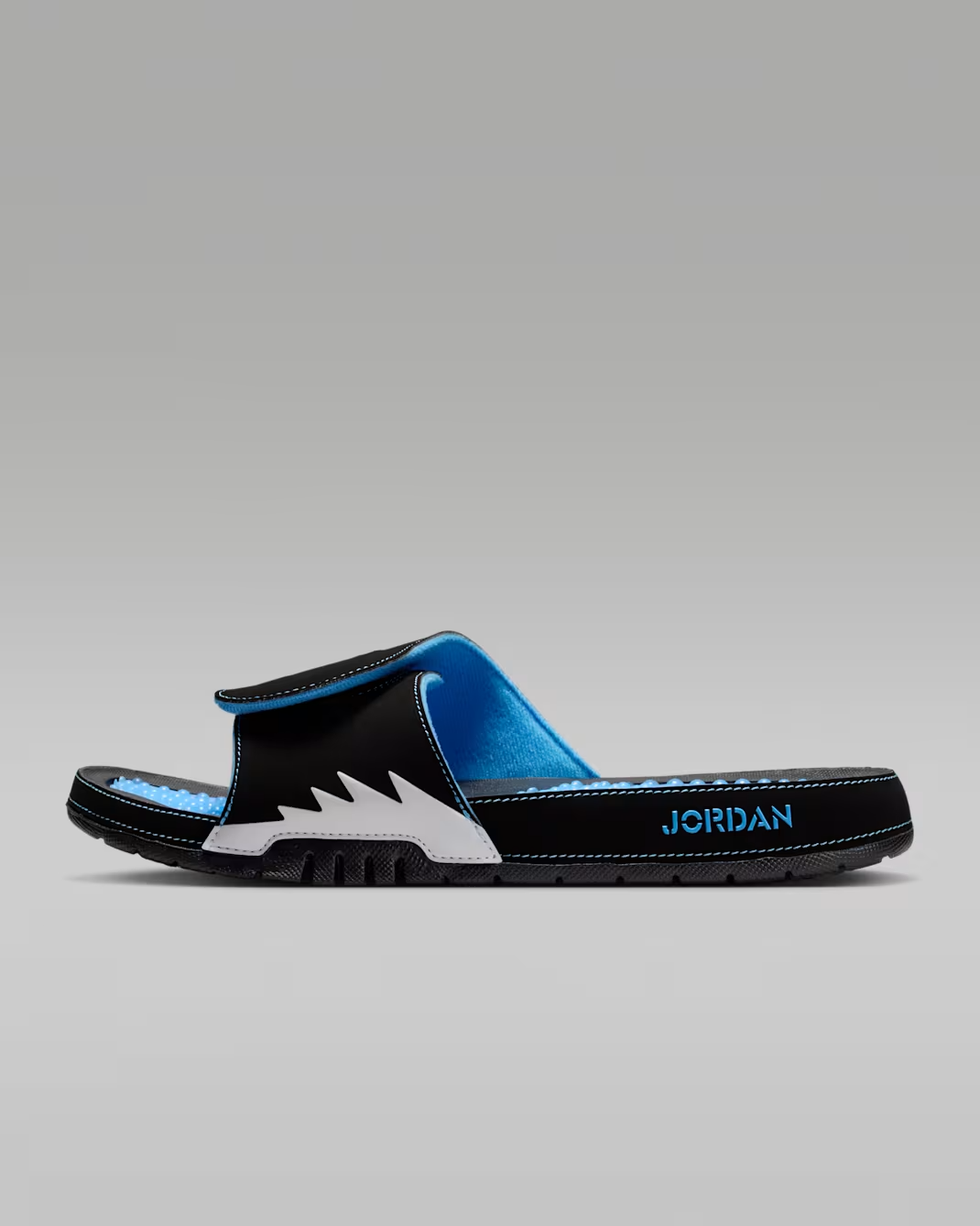555501-004 Nike Jordan Hydro 5 Retro Slide Black White University Blue (Men's)