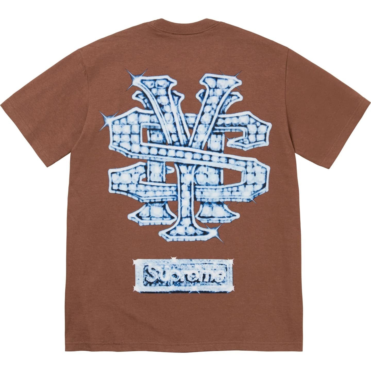 Supreme Snowman Tee Brown