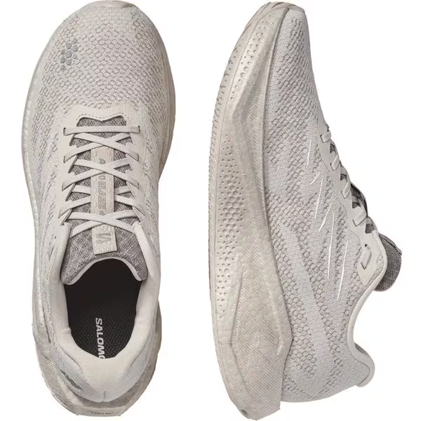 L45395600 Salomon Aero Blaze 4 "Silver Cloud/White" (Men's)