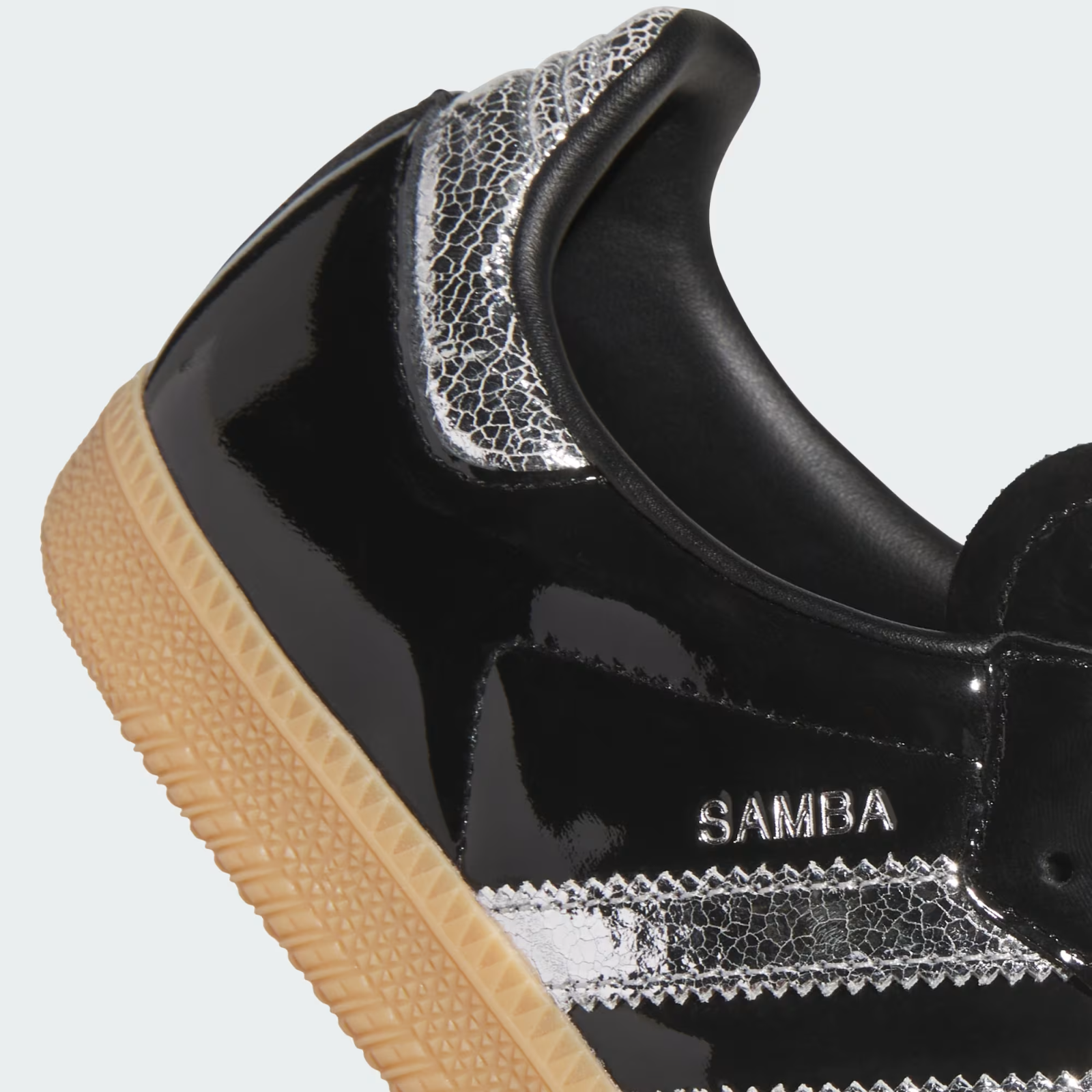 KI0172 adidas Samba OG Core Black Silver Metallic (Men's)