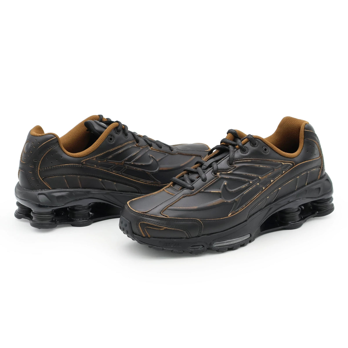 HV4447-010 Nike Shox Ride 2 Black and Light British Tan (Men's)