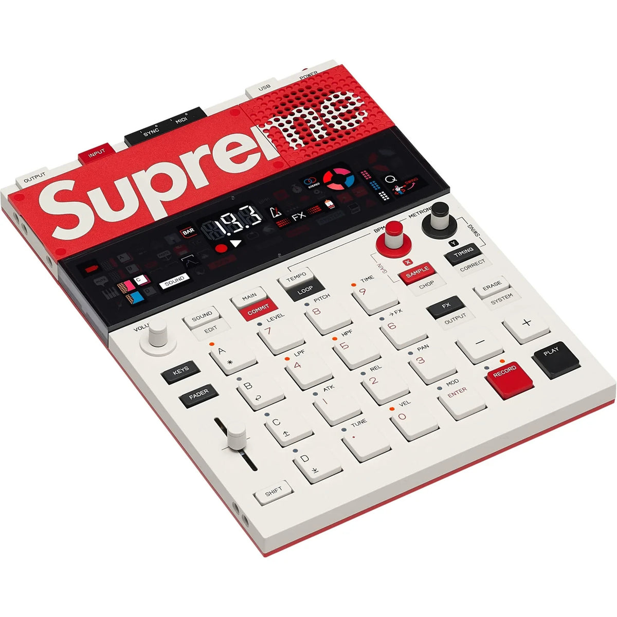 Supreme x teenage engineering EPâ133 K.O. II White
