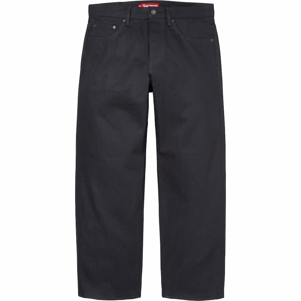 Supreme Rigid Loose Fit Selvedge Jean Rigid Black (26FW)