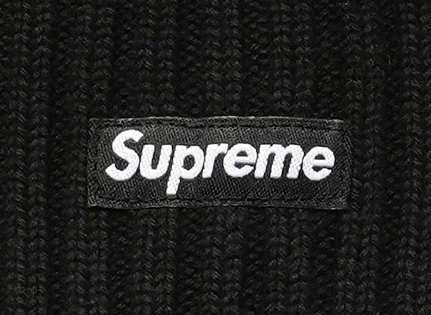 Supreme Overdyed Beanie Black (23SS)