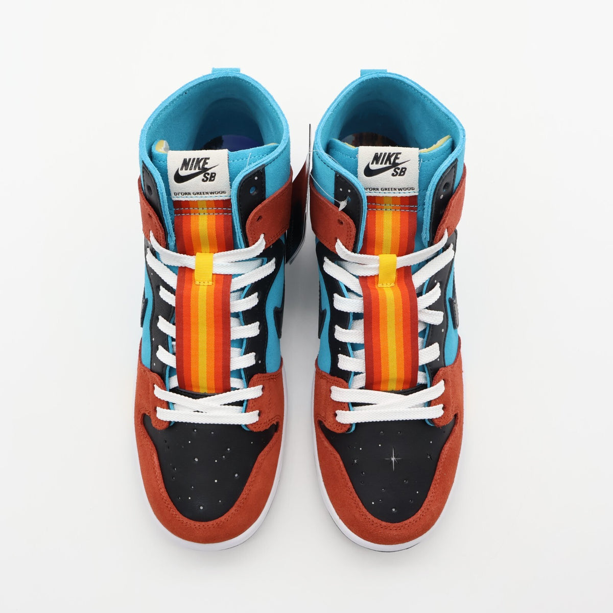 FQ1775-400 Diâorr Greenwood Nike SB Dunk High Decon QS Turquoise Blue (Men's)