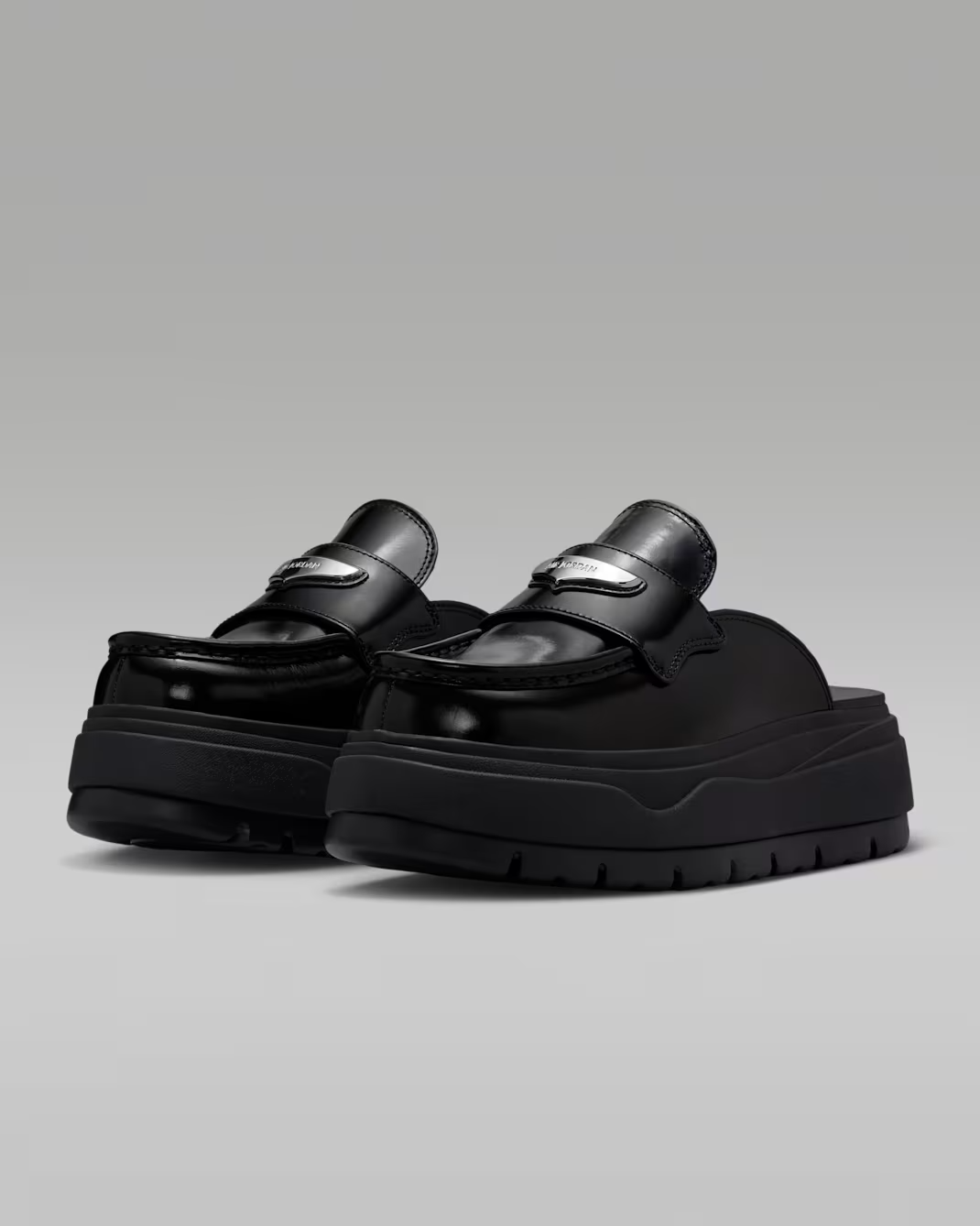 HJ4292-001 Nike Air Jordan Mule Black Metallic Silver (Women's)
