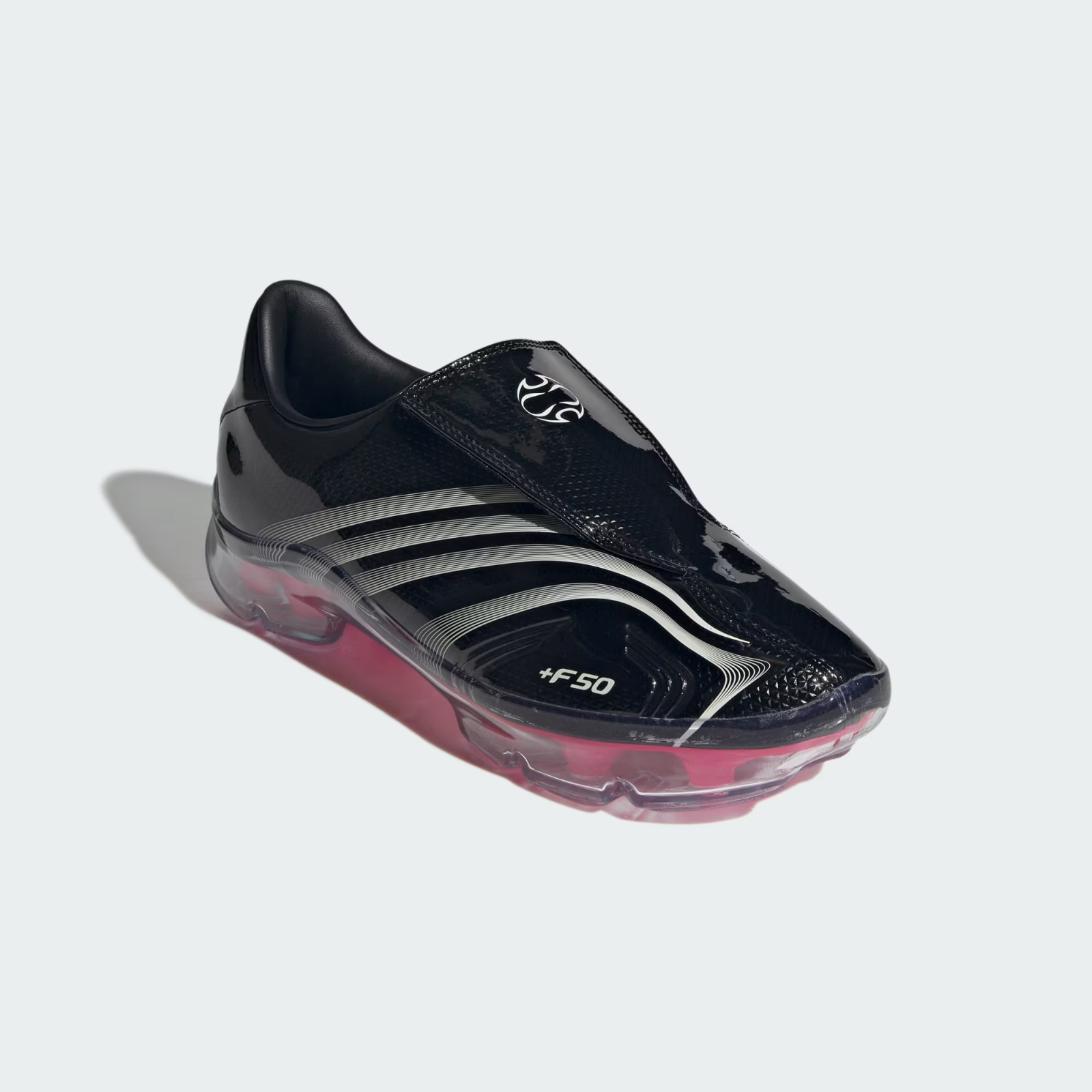 KK0908 adidas F50 Adiframe "Core Black/Zero Metalic/Lucid Pink" (Women's)