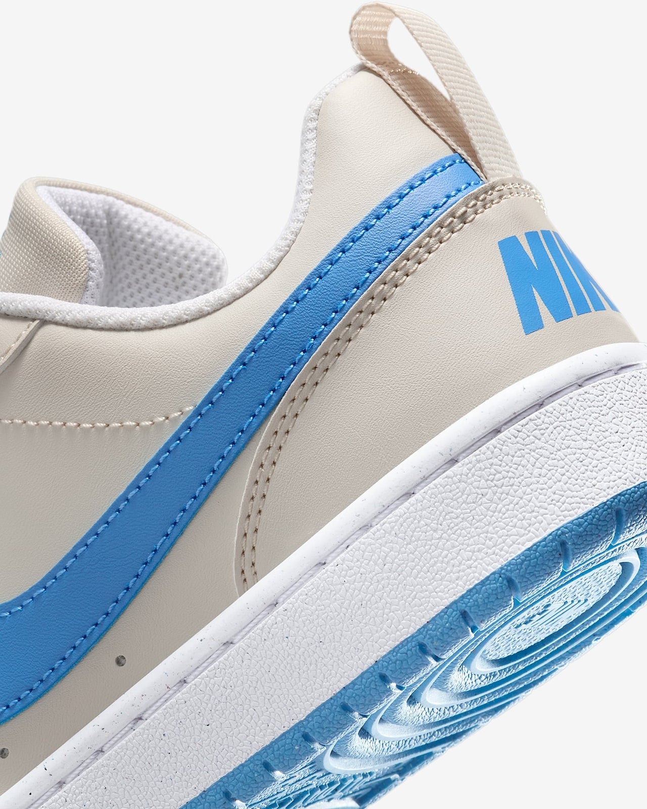 DV5456-120 Nike GS Court Borough Low Recraft Light Orewood Brown White Blue Bey