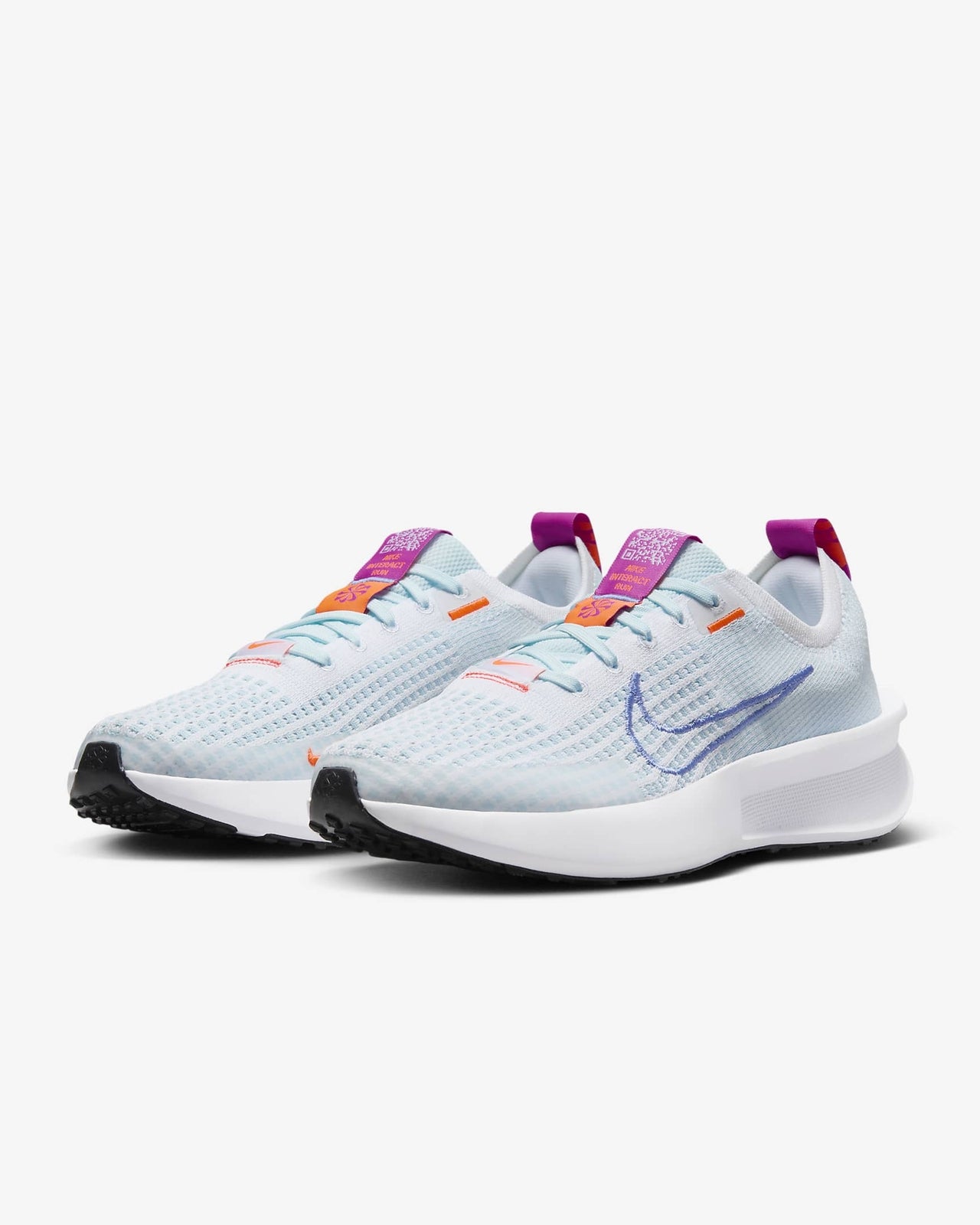 FD2292-107 Nike Interact Run White Glacier Blue Beyond Pink Royal Pulse (Women's
