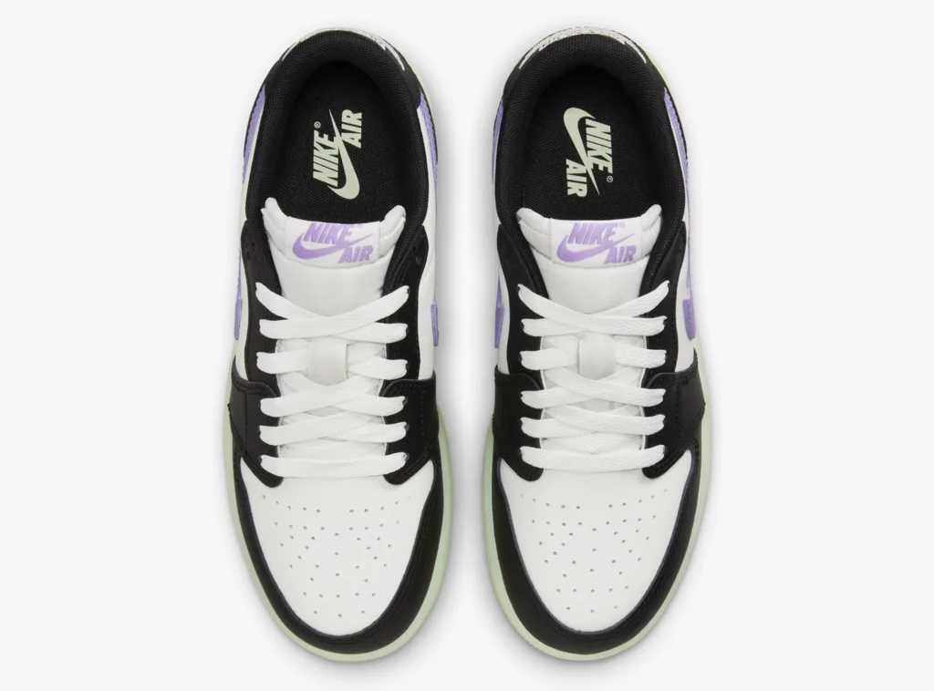 HF0410-001 Nike GS Air Jordan 1 Low OG Black Raspberry (Men's)
