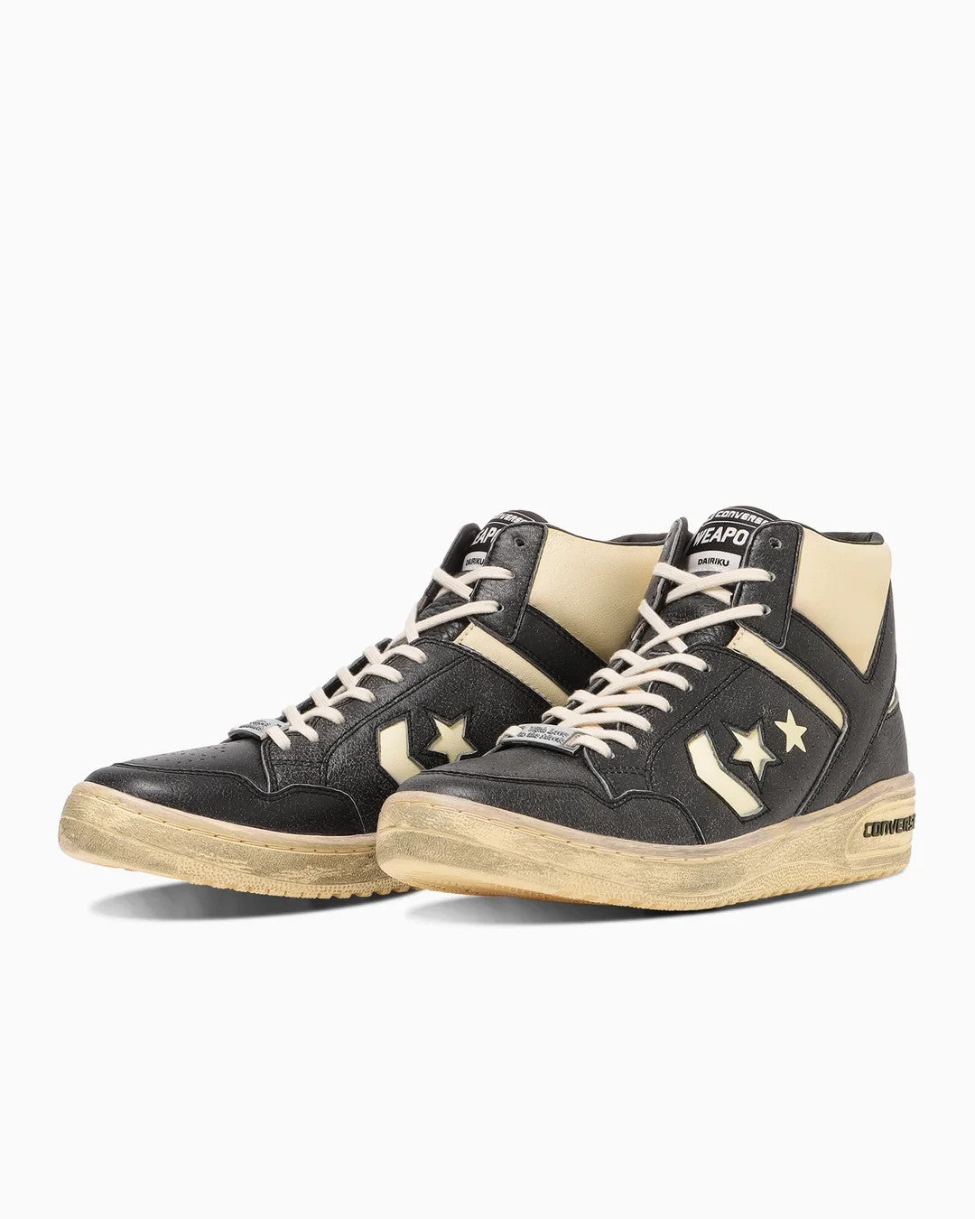 33702470 DAIRIKU Converse Weapon Hi Black White (Men's)