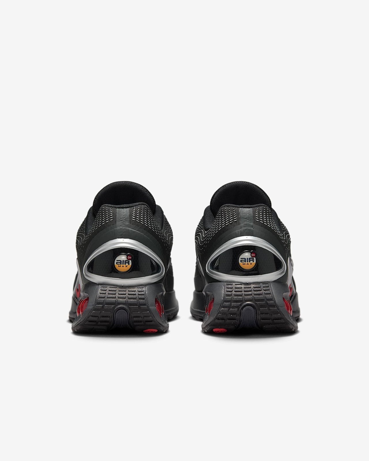 DV3337-016 Nike Air Max DN Black Metallic Silver University Red (Men's)