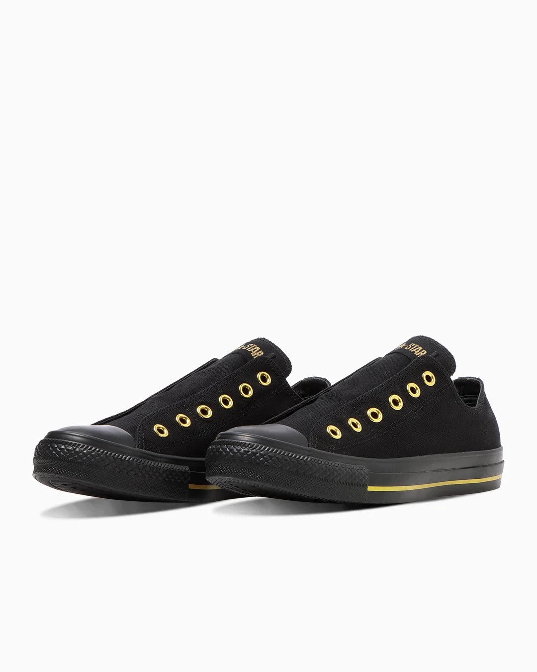 31316641 Converse All Star Goldstripe Slip OX Black Black (Men's)