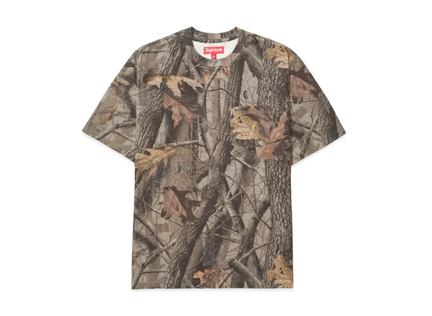 Supreme S/S Pocket Tee "Realtree Hardwoods Camo"