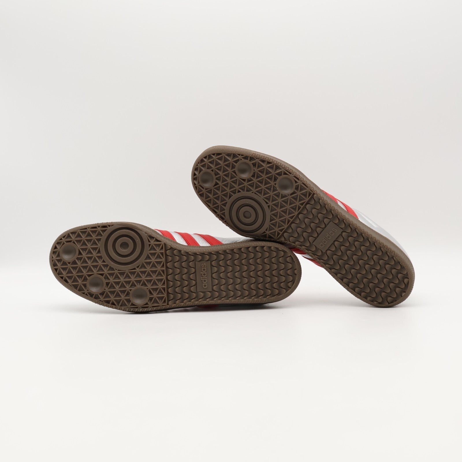 JQ4123 adidas Originals Samba Shibuya Matte Silver Better Scarlet Gum (Men's)