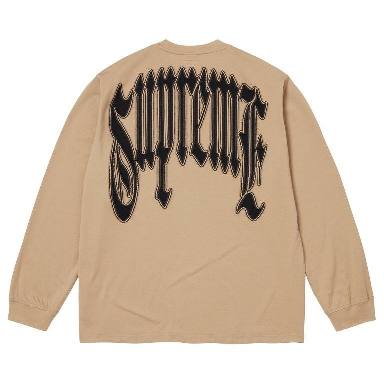 Supreme Intarsia L/S Top Tan