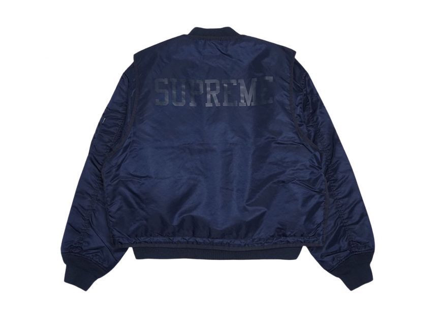 Supreme 2-in-1 MA-1 Vest Navy