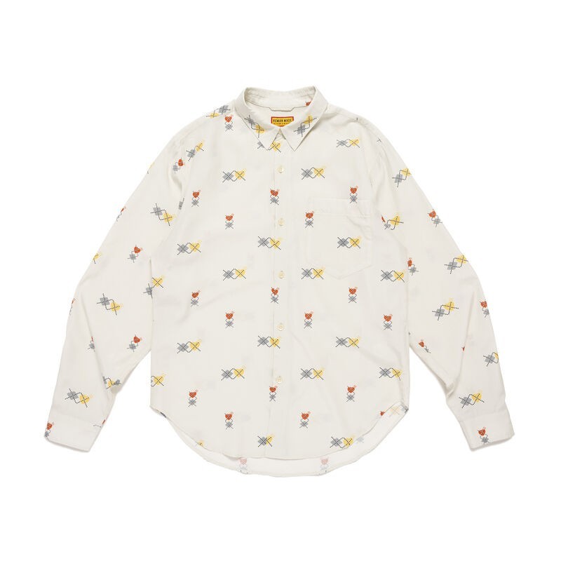 HUMAN MADE Printed Shirt White