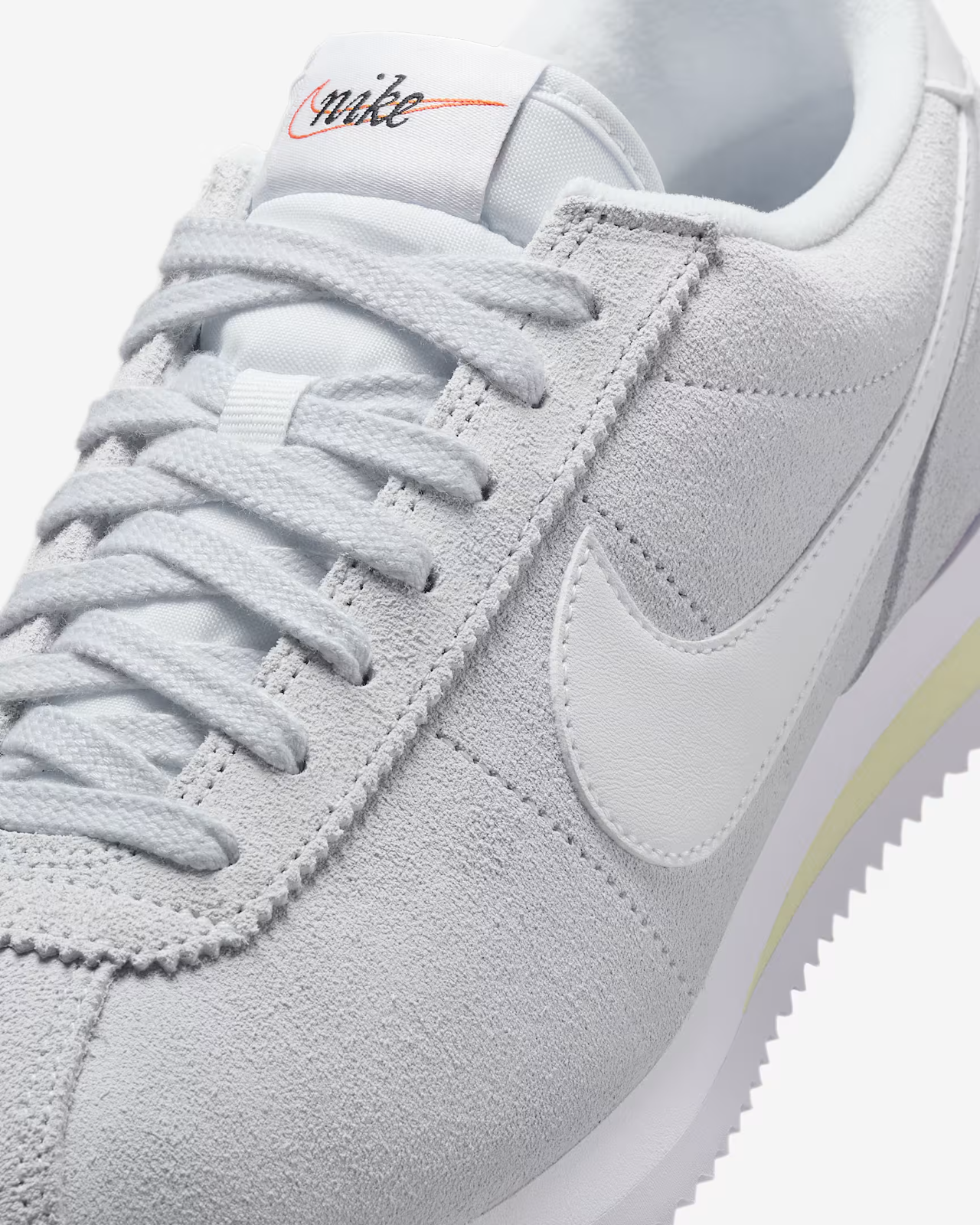 IB1857-001 Nike Cortez Football Grey Alabaster Black White (Women's)