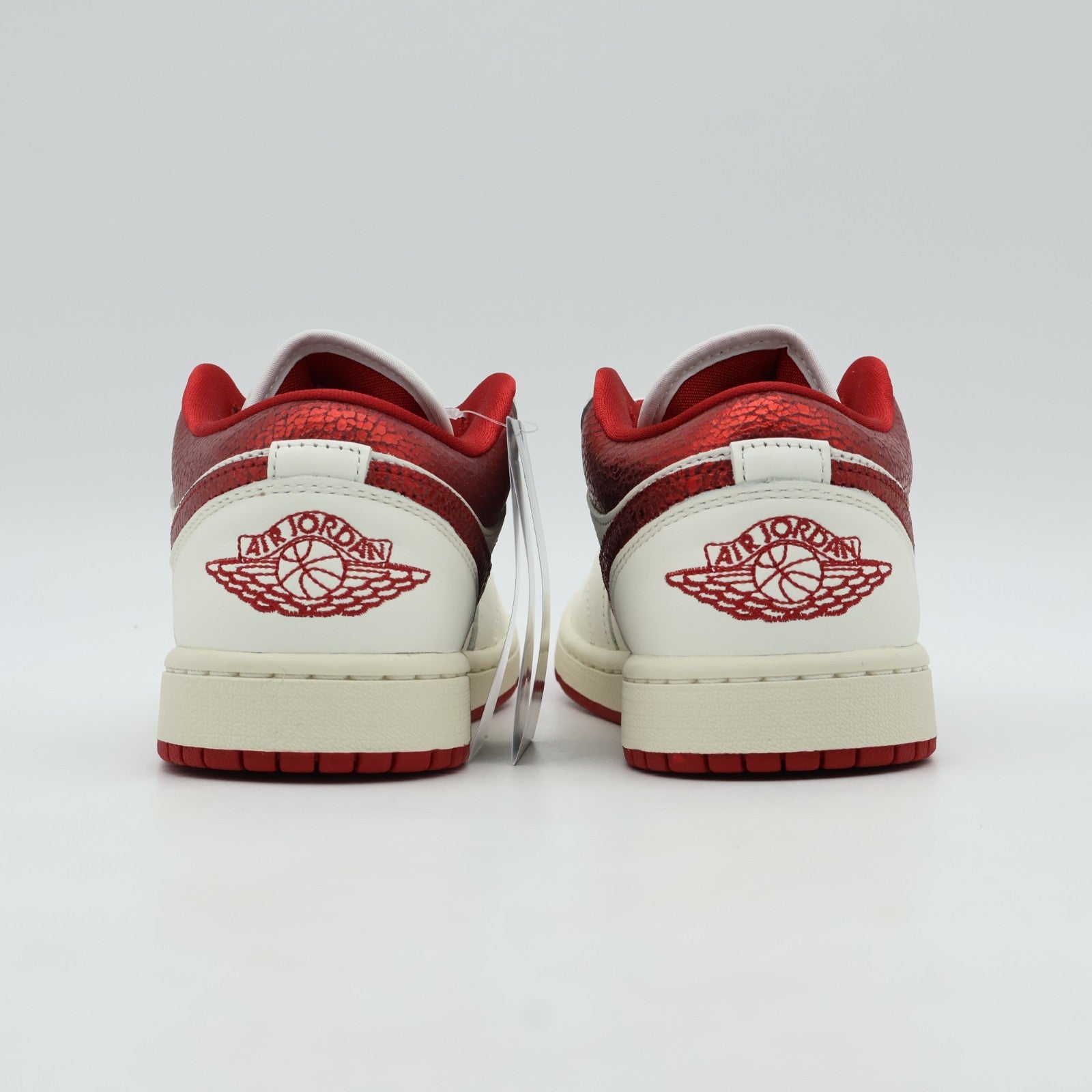 HJ9338-106 Nike  Air Jordan 1 Low SE Sail Team Red Varsity Red (Women's)