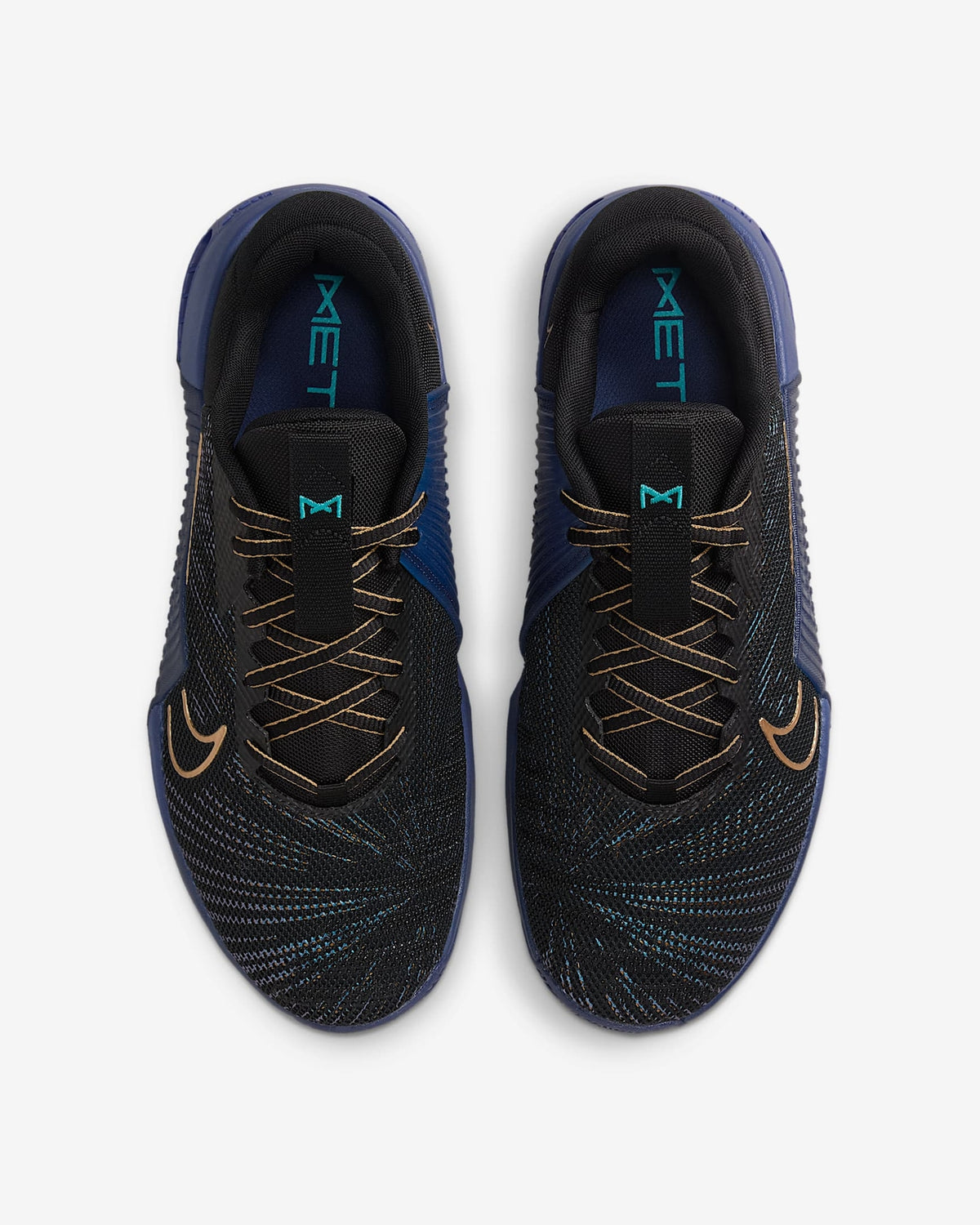 HF1098-001 Nike Metcon 9 AMP Black Deep Night Copper Moon Blue Void (Men's)