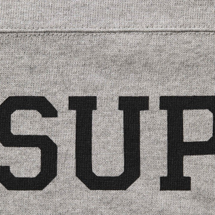 Supreme Split L/S Football Top Heather Grey