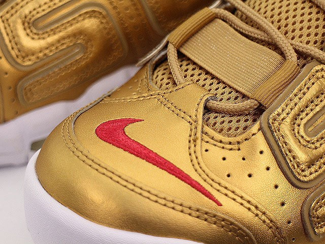 902290-700 Supreme Ã Nike Air More Uptempo "Metallic Gold" (Men's)