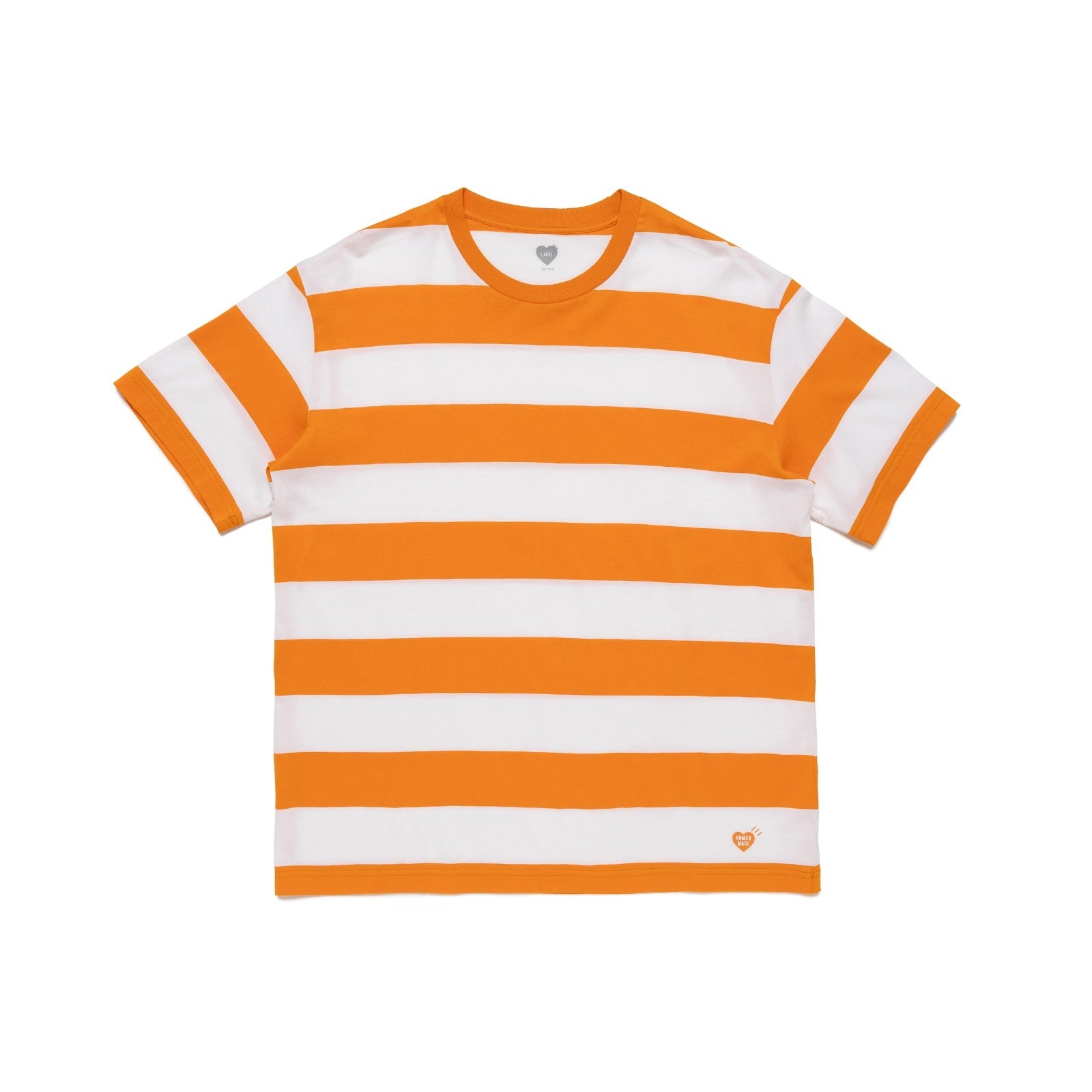 HUMAN MADE Striped Pack T-Shirt Orange