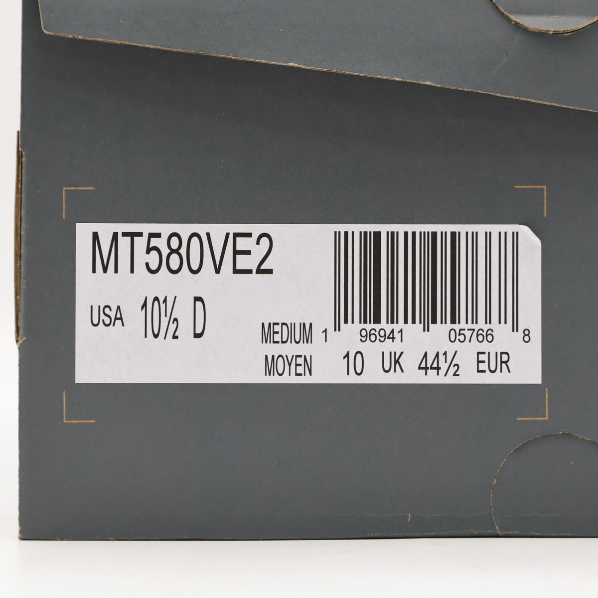 MT580VE2 New Balance 580 Black (Men's)