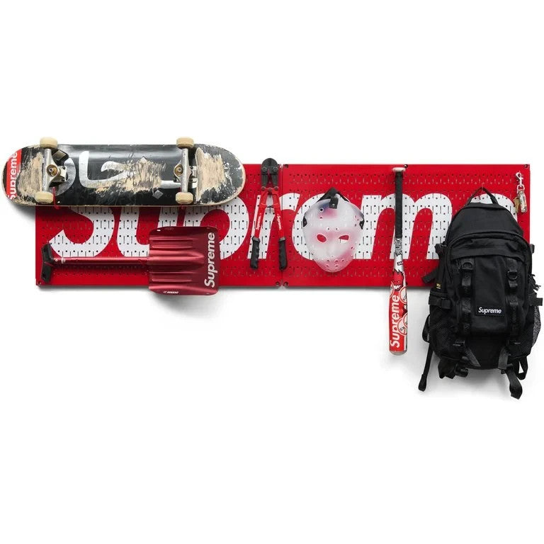 Supreme x Wall Control Pegboard Panel (Set of 2) Red