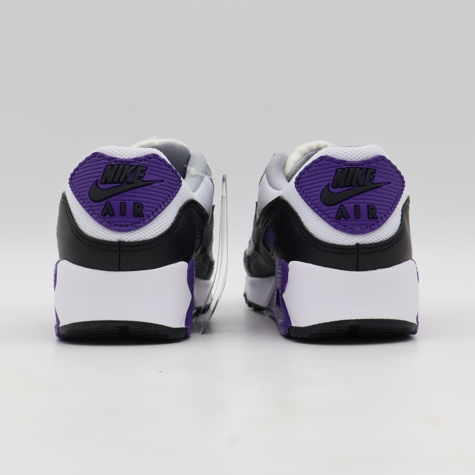 DH8010-110 Nike Air Max 90 White Black Wolf Grey Iron Grey (Women's)