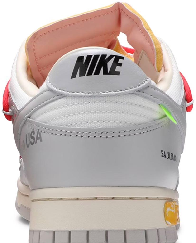 DM1602-110 Off-White Ã Nike Dunk Low 1 of 50 "Lot.6" (Men's)