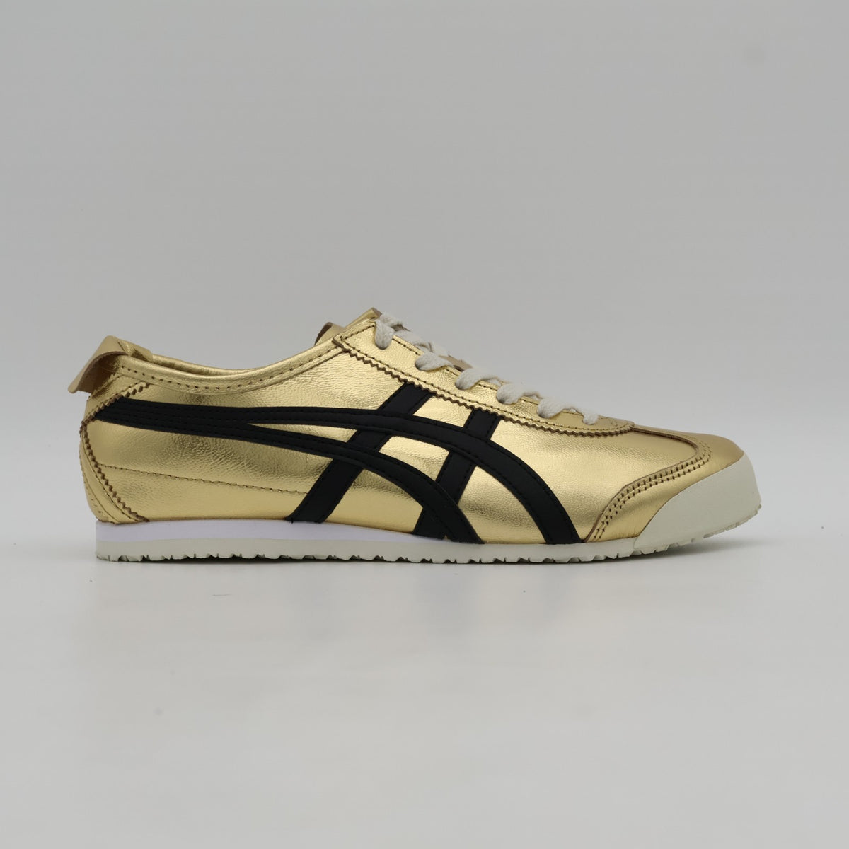 1183B566-200 Onitsuka Tiger Mexico 66 Pure Gold Black (Men's)