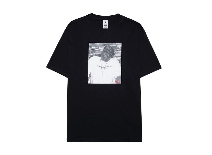 Supreme x Jordan Biggie S/S Top Black