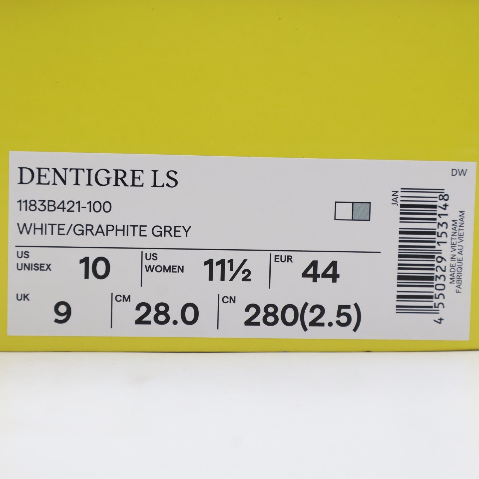 1183B421-100 Onitsuka Tiger Dentigre LS White Glacier Grey (Men's)