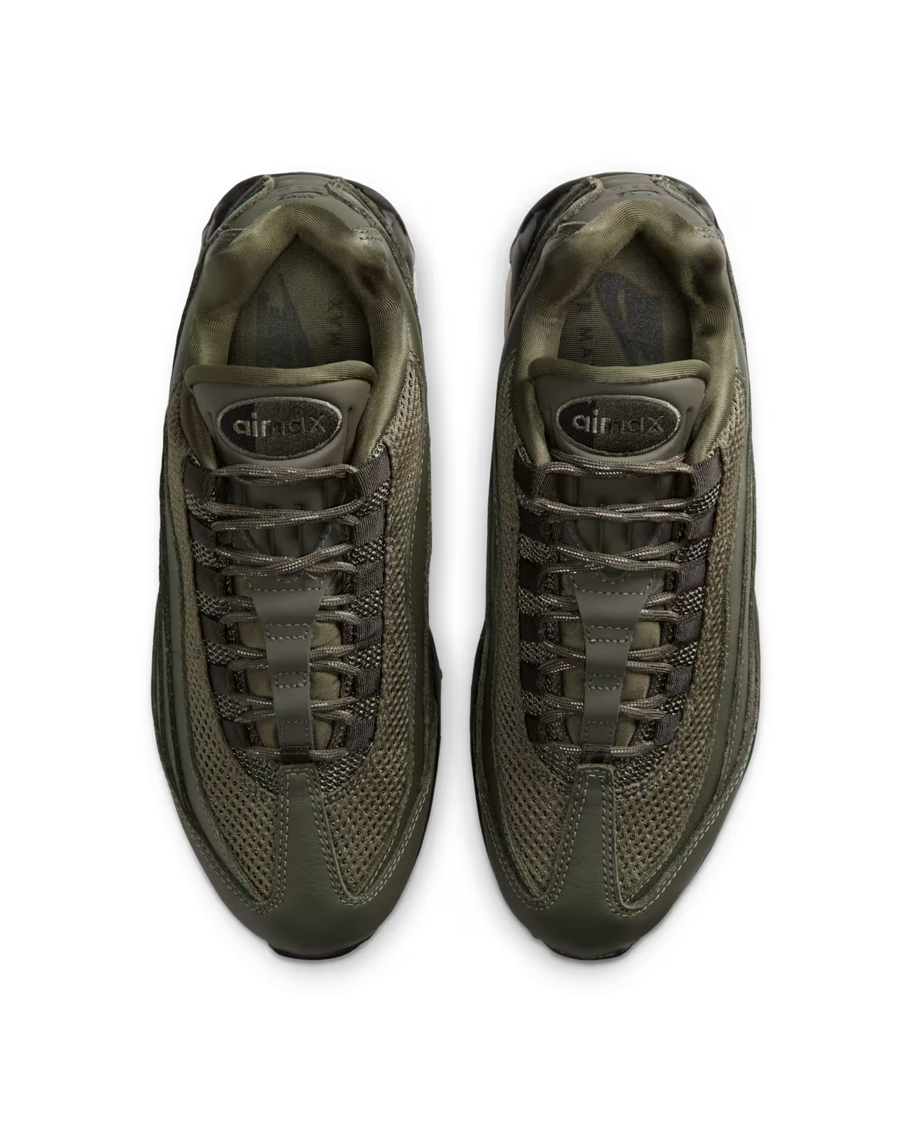 IH1413-300 Nike Air Max 95 Big Bubble Cargo Khaki Black (Women's)